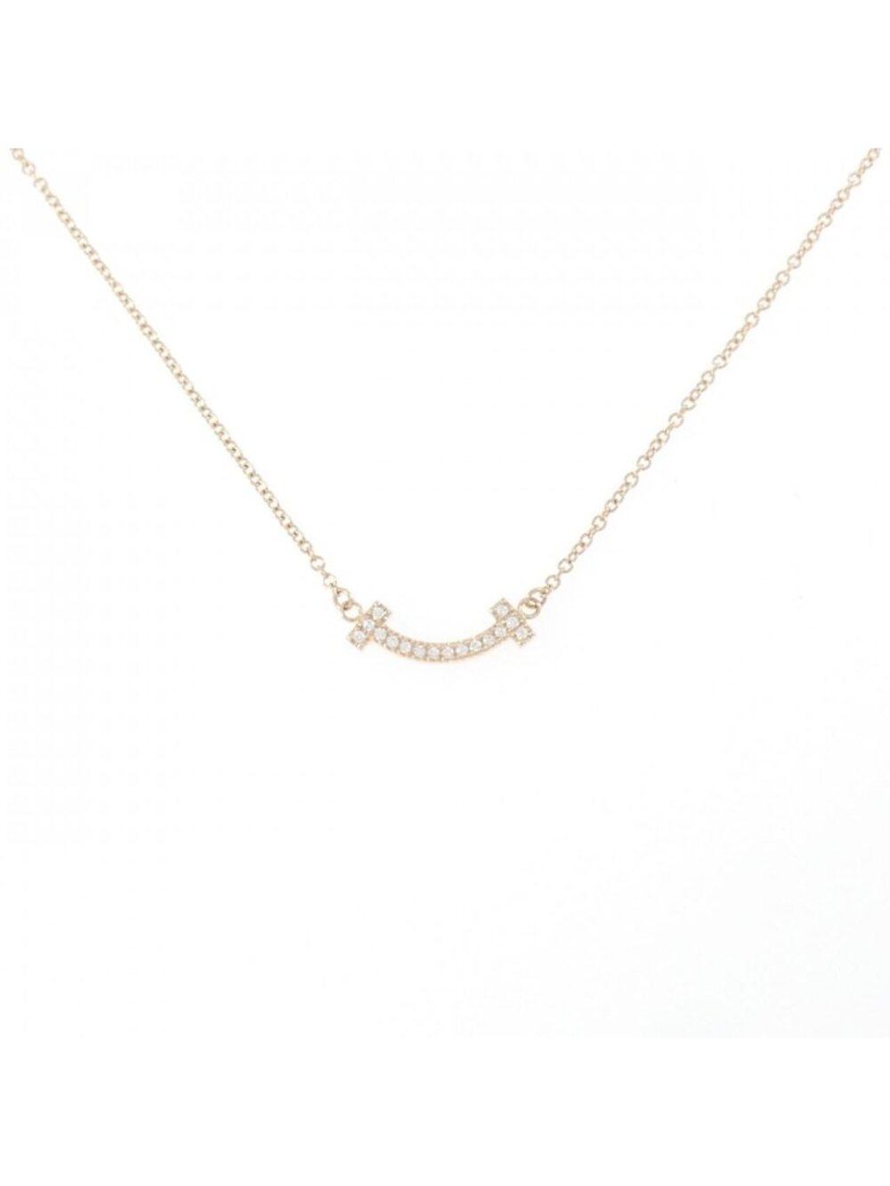 Tiffany & Co T Smile Mini Necklace